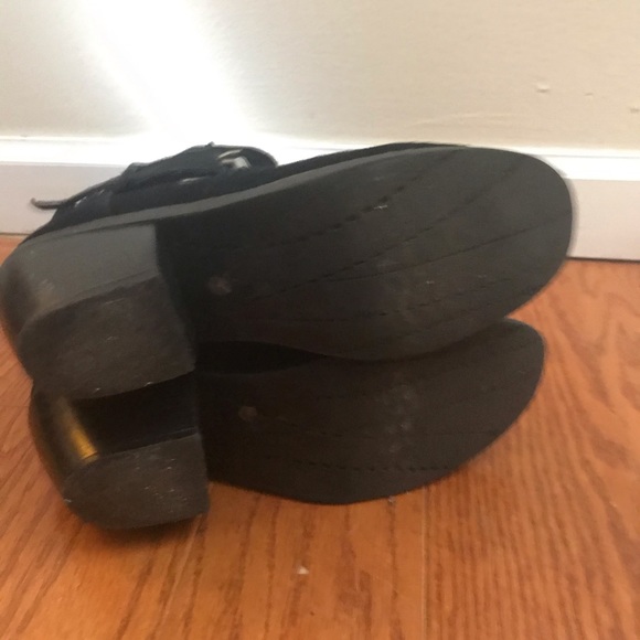 Rock port Suede Stacked Heel Boots 8.5 - Picture 4 of 6